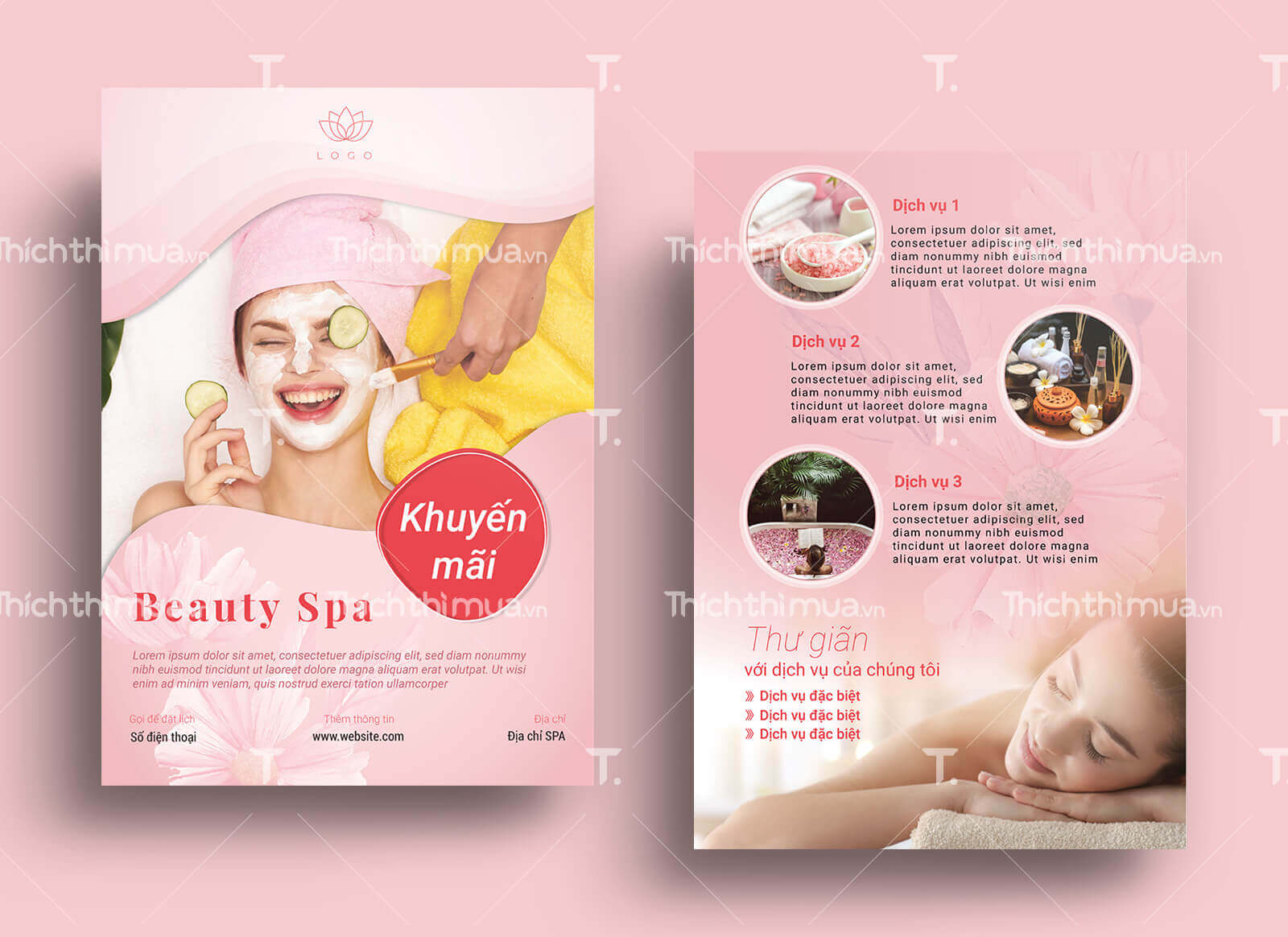 Tờ rơi spa chăm sóc da